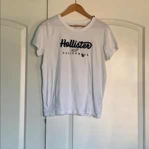 A graphic embroidered tee